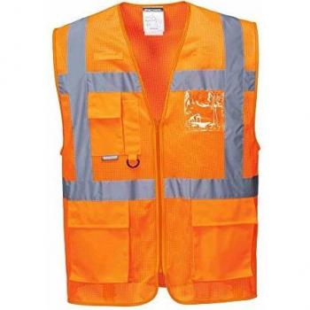 Gilet respirant haute visibilité Portwest Athène Orange XXXL