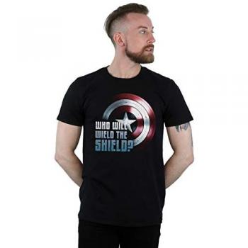 Camiseta Marvel El Halcón y el Soldado de Invierno con Escudo - Talla L