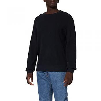 Armani Exchange AX Men's Navy Blue Sweater Made of 100% Cotton