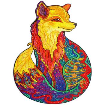 UNIDRAGON Holzpuzzle - Fuchs der Verführung