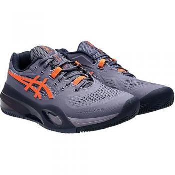 Zapatilla Asics Clay Lila Naranja