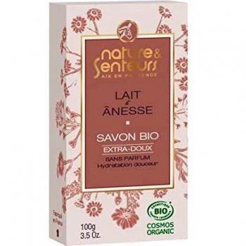 Nature & Senteurs Savon Extra-doux Au Lait d'Ânesse Avec Parfum 100g