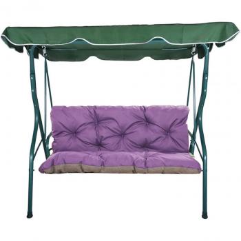 Coussins extérieurs pour balancelle 2-3 places, Violet