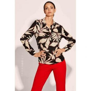 Blütenprint Bluse aus feiner Viskose
