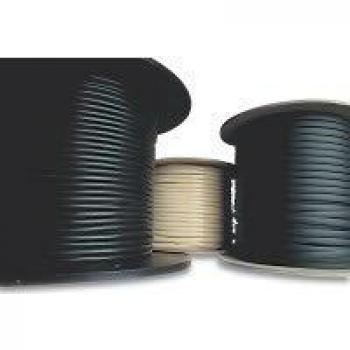 Neklan 3050005 - Cable plano para teléfono (4 conductores), negro