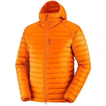 Salomon Elixir Giacca con Cappuccio Down Arancione XL