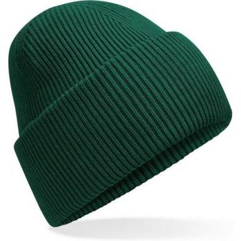 Beechfield Classic Cuffed Knit Beanie - One Size - Bottle Green