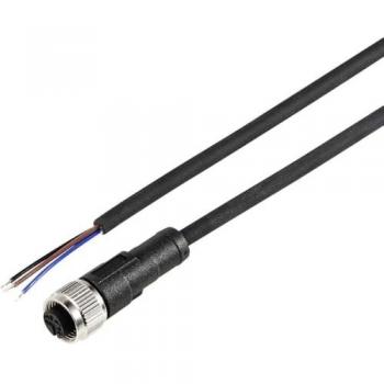 Straight 2 m M12 Sensor Cable with RJ‑3 Connector