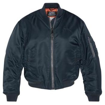 Veste Schott Airforce 90 Femme Bomber Taille L Bleu