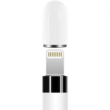 IMangoo Apple Pencil Kappe, iPencil Ersatzkappe Magnetisch für Backup Schutz Cover Weiß