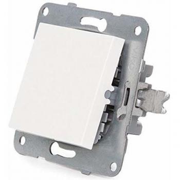 Interrupteur Panasonic Carré 10A 250V Métal Blanc