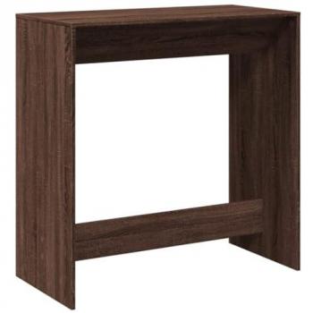 VidaXL Bar Table Brown Oak 102x50x103.5 cm Engineered Wood