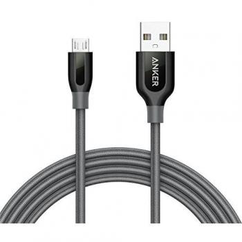 PowerLine+ Double‑Braided USB Micro Cable