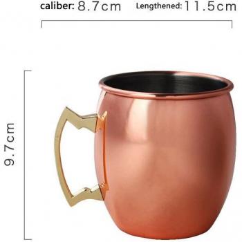Gehämmert Kupfer Cocktail Tasse 18 Unzen