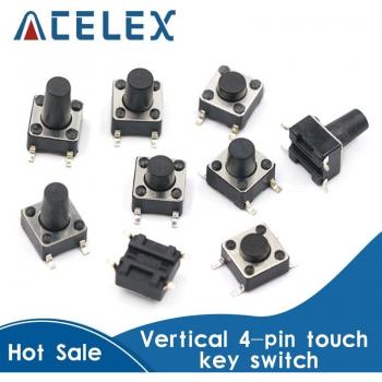 Botón Micro SMD 4 Pines 20 Unidades