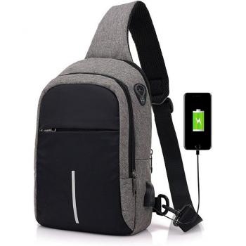 Bolsa Oxford Compacta con Carga USB