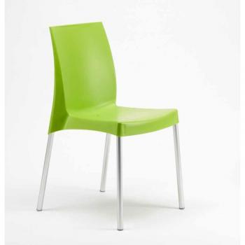 Chaise café en plastique Grand Soleil - Vert