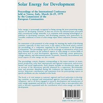 Solar Energy for Development