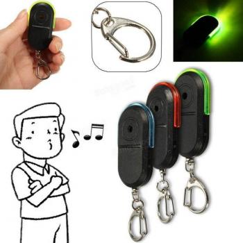 Portable Anti-Lost Keychain Alarm with Sound and Light Locator