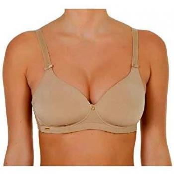 Selmark 10537 Soutien-gorge sans armatures en beige pour femme