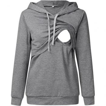 Sudadera Cálida Maternidad Capucha