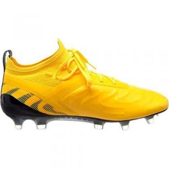 Puma One 20.1 FG/AG Men's Football Boots, Ultra Yellow Black-Orange Alert, Size 42 EU