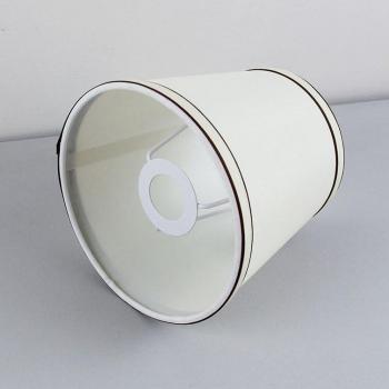 Lampe latérale tissu café E14