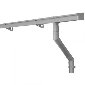 Gartenhaus Dachrinnen Set, NW 68, Kunststoff, 3m, Made in Germany