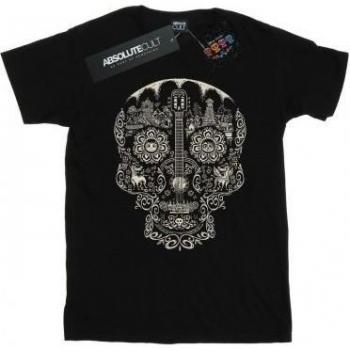 Black Coco Skull Monogram Cotton Boyfriend Shirt