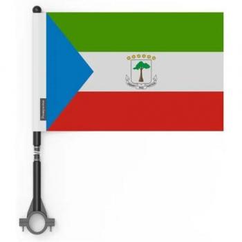 Multicolor Guinea‑Ecuadorean Flag Bundle – 20 Pieces (14x21 cm) Polyester