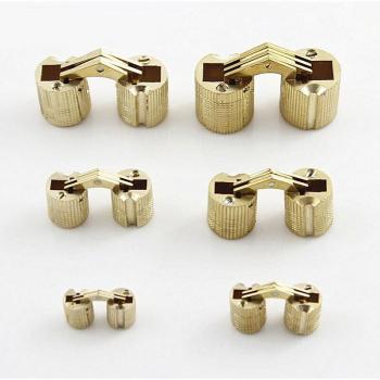 1PC 8-18mm Brass Concealed Door Hinges