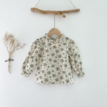 Camisa Lino Algodón Estilo Coreano