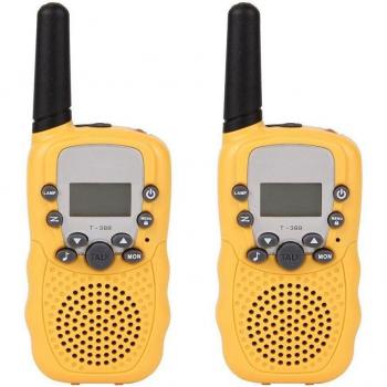 Walkie Talkie T-388 UHF 462.550-467.7125MHz 0.5W 22CH Pantalla LCD 2 uds