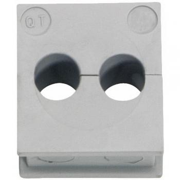 Icotek QT 2/7 Cable Grommet Terminal Max Ø 7 mm Elastomer Grey