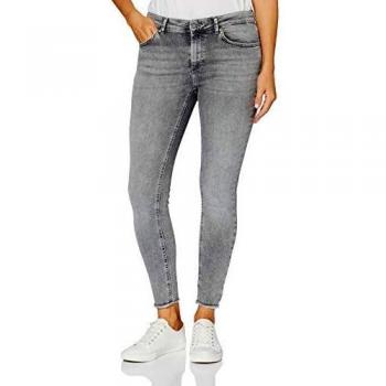 Vaqueros Only Carwilly Reg Ankle Denim Gris Mujer