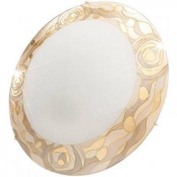 Plafón Decorativo SERENA 2 Luces Oro 24 Quilates