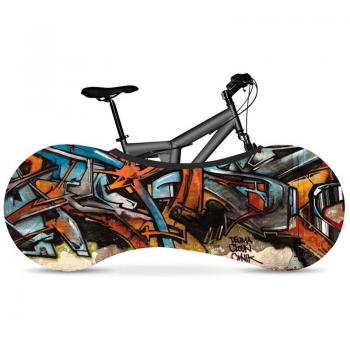 HSSEE Fahrrad Staubabdeckung 26–28 / 700C – Graffitistil, robust & dehnbar