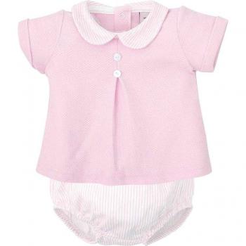 Conjunto de bebé niño celeste de algodón
