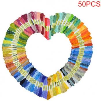 Multicolor Sewing Thread Floss Kit - 50/100pcs