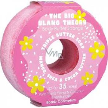 Bomb Cosmetics Women's Body Buffer Soap & Sponge – Pink Ylang Aroma
