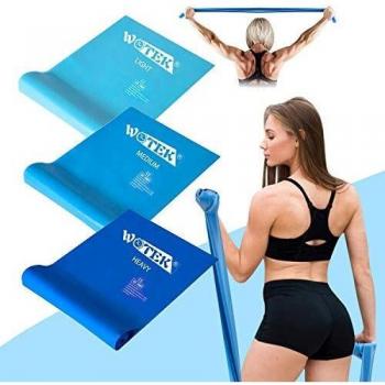 Wotech Elastici Fitness Bande Elastiche Fitness per Crossfit, Pilates, Yoga, Riabilitazione, Stretching, Allenamento