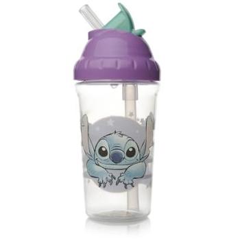 Gobelet Lilo & Stitch avec paille - 295 ml - Anti-fuites
