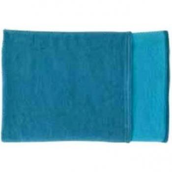 IBENA Cotton Pur Tagesdecke – Baumwolldecke 140 × 200 cm, Petrol‑Türkis