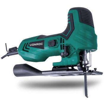 Sauteuse 550 W Poignée Canon Ergonomique – Récupération Poussière, 3+1 Positions Pendulaires