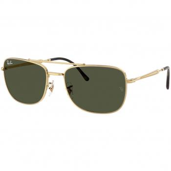 Ray-Ban RB3755 59mm Gold Metal Square Lenses