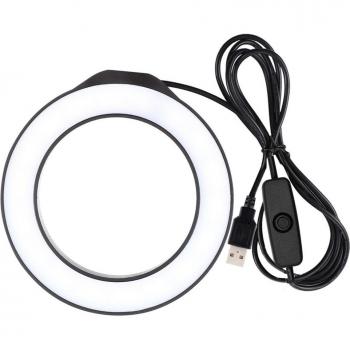 10 Zoll RGB Selfie Ringlicht mit dimmbarer LED und Smartphone Halter für Videoaufnahmen