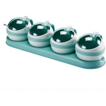 Plastic Spice Holder Set - Nordic 3/4 Piece Kitchen Storage Boxes