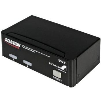 Conmutador KVM StarView 2 Puertos PS/2