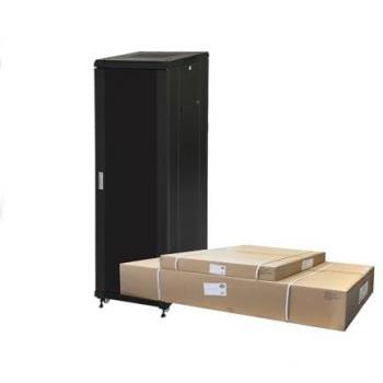 Armadio Rack 19 42U (A)2055 (L)600 (P)1000 Colore Nero Porta Vetro
