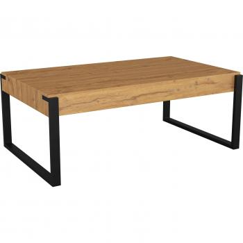 AVF Ridgewood FT110 Coffee Table - Light Wood & Black